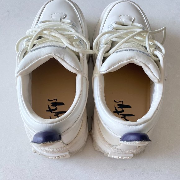 EYTYS Angel Patent Leather Sneaker White Size 8.5 - Picture 7 of 8